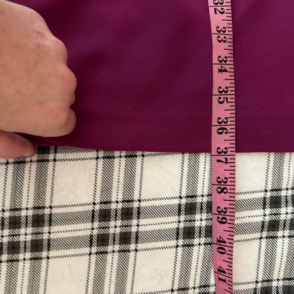 Trina Turk Amethyst Purple Tieges Ruffle Popover Crepe Sheath Day Dress NWT 10 - Picture 16 of 16